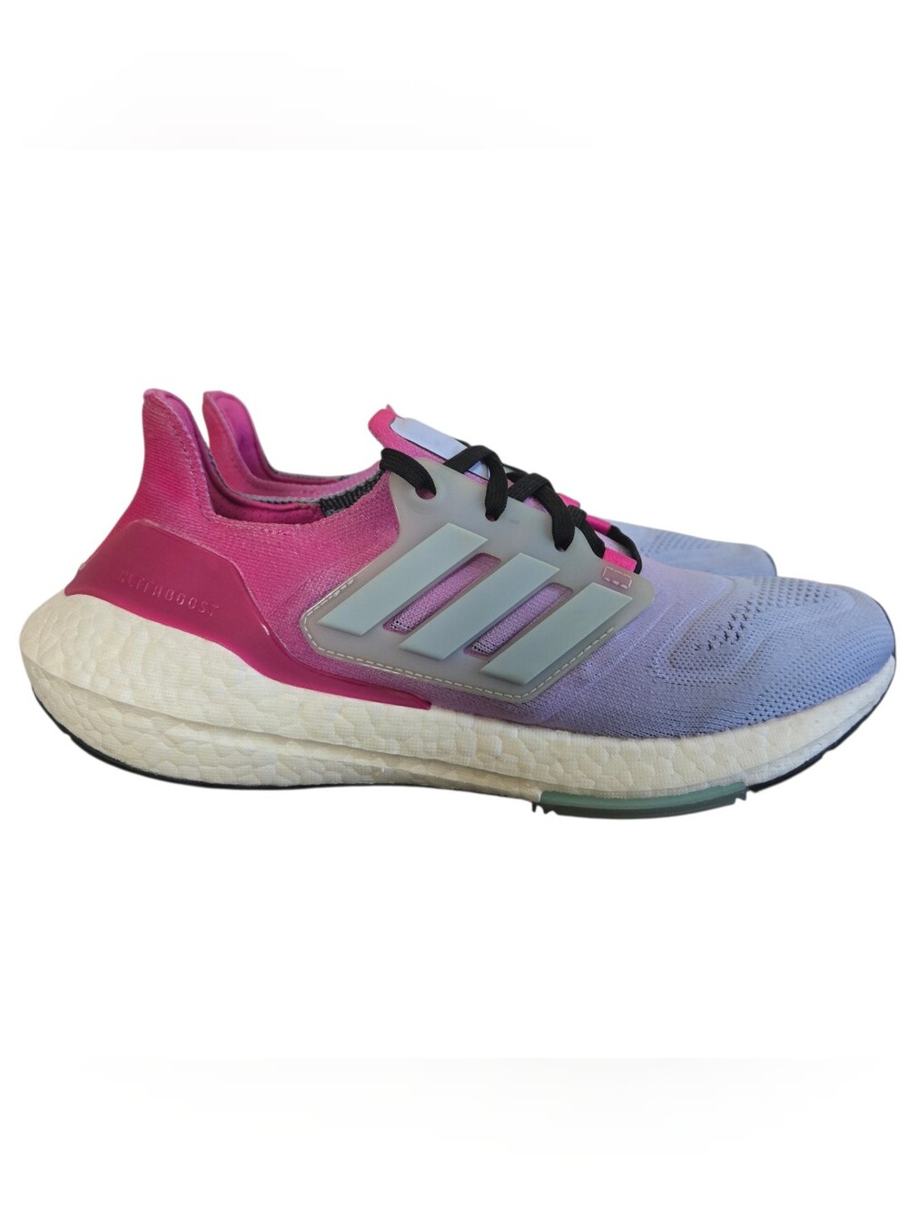 Adidas UltraBoost 22 Running Shoes Womens Size 8 Blue Pink Athletic HP9933